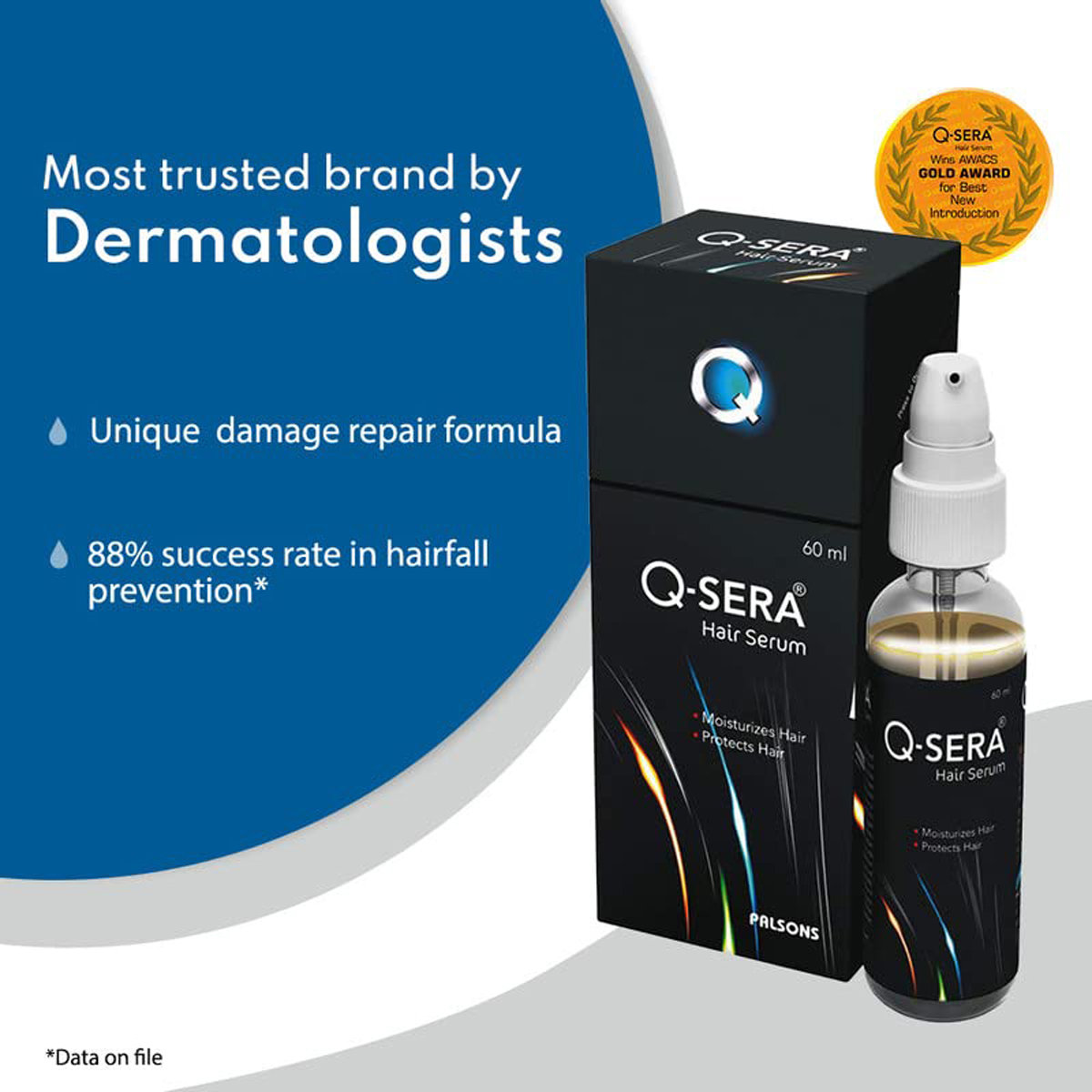 Q-Sera Hair Serum, 60 ml, Pack of 1 Q-Sera Hair Serum, 60 ml, Pack of 1