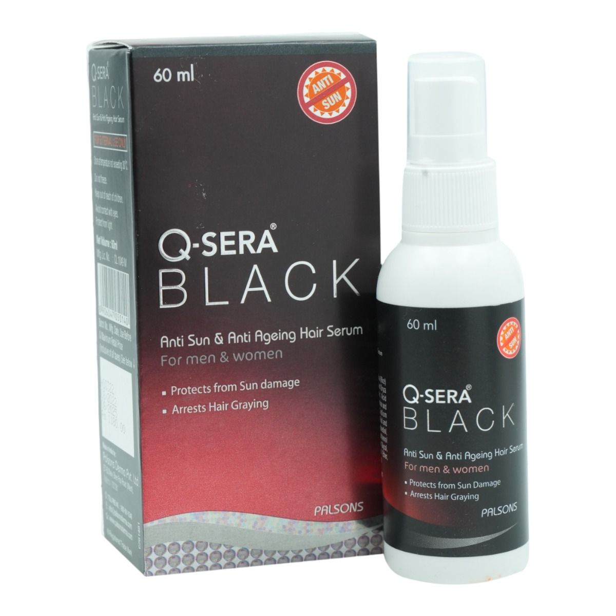 QSera Black Hair Serum 60 ml Price, Uses, Side Effects, Composition