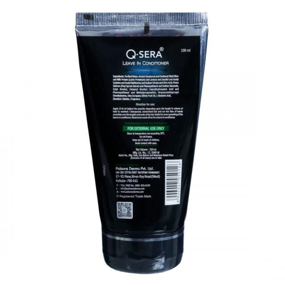 QSERA Leave In Conditioner, 100 ml Price, Uses, Side Effects