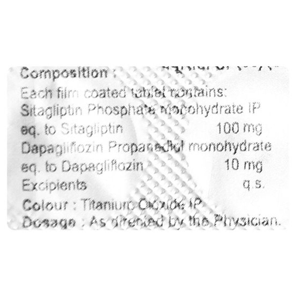 Qsita D 100/10 Tablet 10's, Pack of 10 Qsita D 100/10 Tablet 10's, Pack of 10