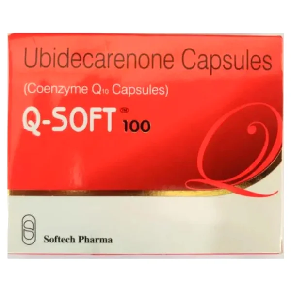 Q Soft 100 mg Sofgels Capsule 15's