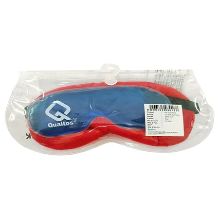 Qualtos Gel Soft Eye Mask Red (Gem-001), 1 Count