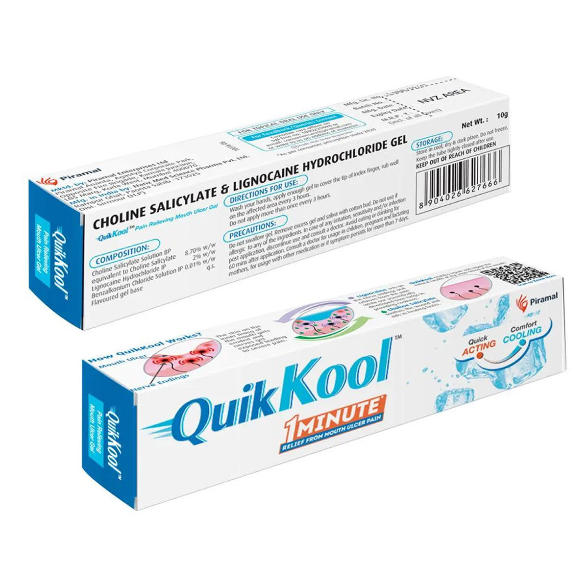 Quik Kool Mouth Ulcer Gel, 10 gm, Pack of 1 Quik Kool Mouth Ulcer Gel, 10 gm, Pack of 1