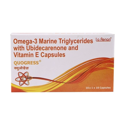 Quogress Capsule 10's, Pack of 10 CAPSULES