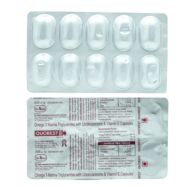 Quobest Capsule 10's, Pack of 10