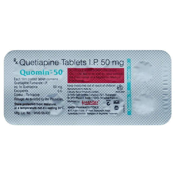 Quomin-50 Tablet 10's, Pack of 10 TabletS