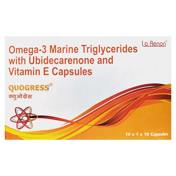 Quogress Softgel Capsule 15's, Pack of 15