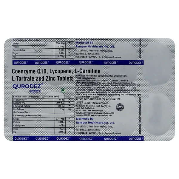 Qurodez Tablet 10's, Pack of 10