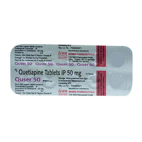 Quser 50 Tablet 10's