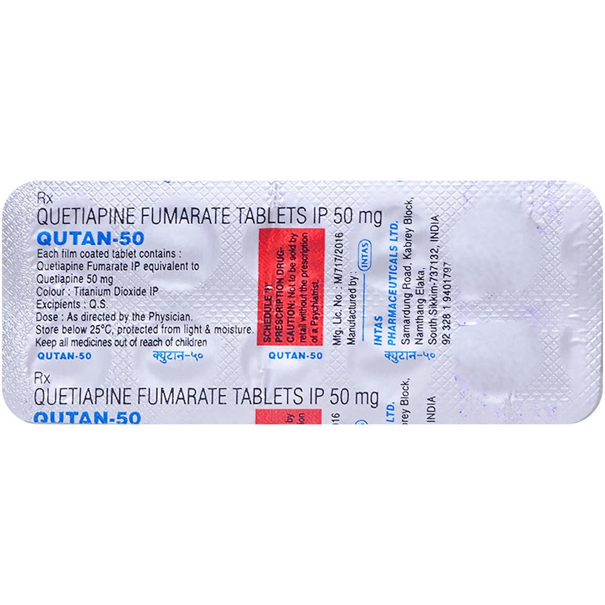 Qutan 50 Tablet 10's Price, Uses, Side Effects, Composition - Apollo ...