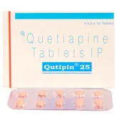 Qutipin 25 Tablet 10's, Pack of 10 TABLETS