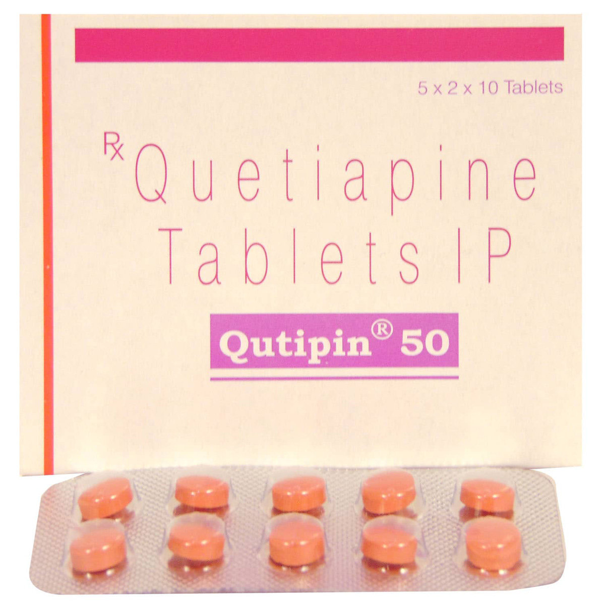 Qutipin 50 Tablet 10's, Pack of 10 TABLETS Qutipin 50 Tablet 10's, Pack of 10 TABLETS