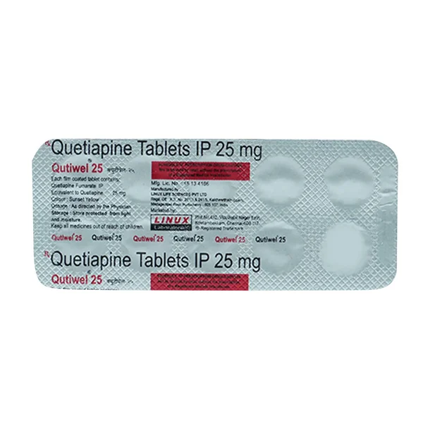 Qutiwel-25 Tablet 10's