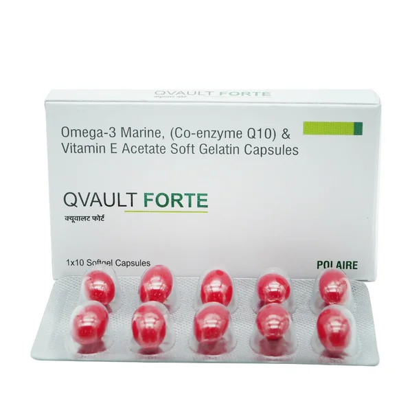 Qvault Forte Capsule 10's, Pack of 10