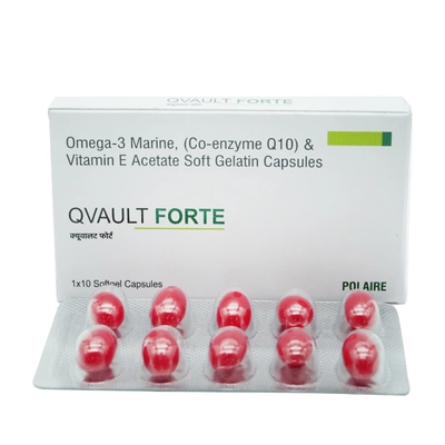 Qvault Forte Capsule 10's, Pack of 10 CapsuleS