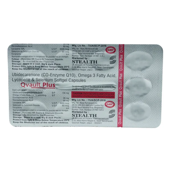 Qvault Plus Softgel Capsule 10's