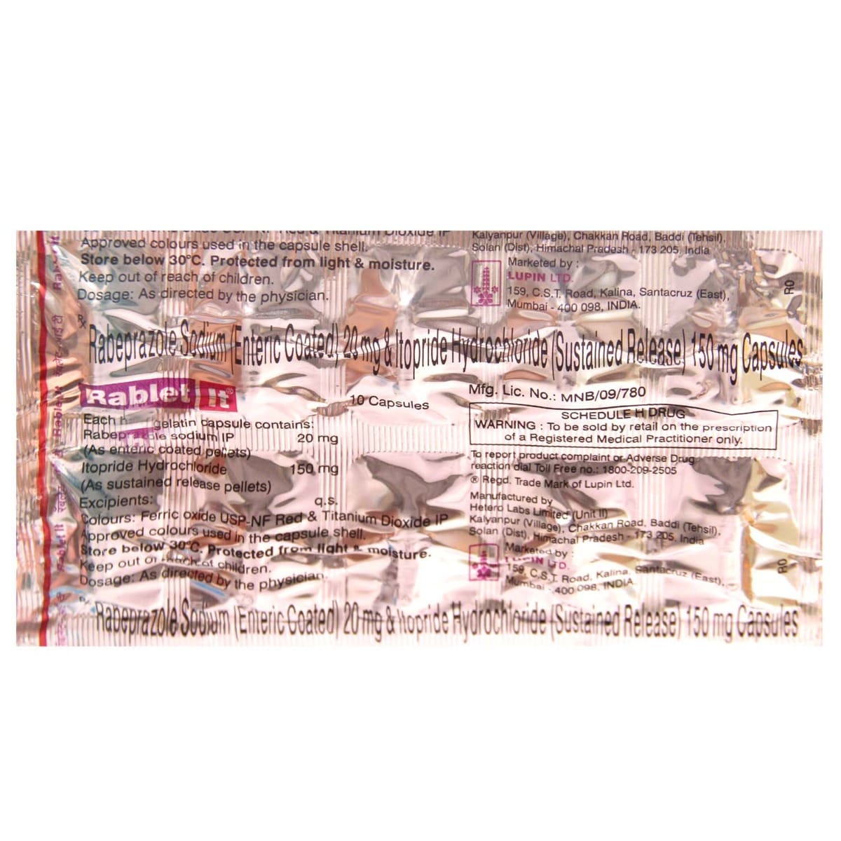 Rablet IT Capsule 10's, Pack of 10 Rablet IT Capsule 10's, Pack of 10