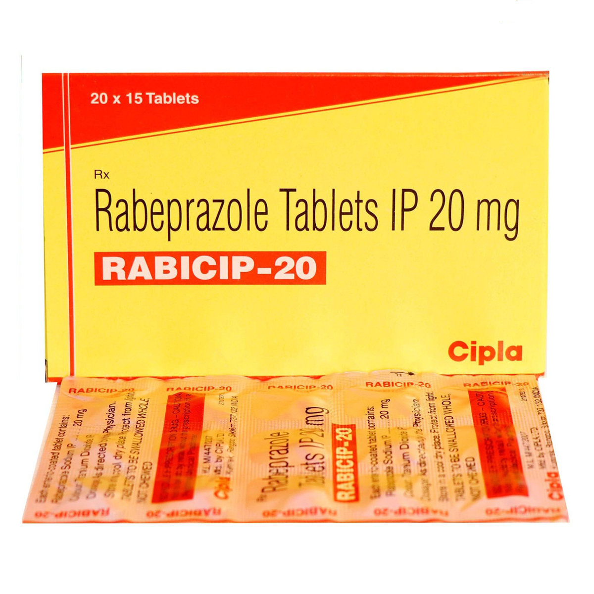 Rabicip 20 Tablet 15's, Pack of 15 TABLETS Rabicip 20 Tablet 15's, Pack of 15 TABLETS