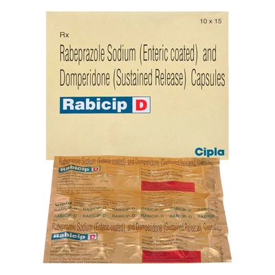 Rabicip D Capsule 15's, Pack of 15 CAPSULES