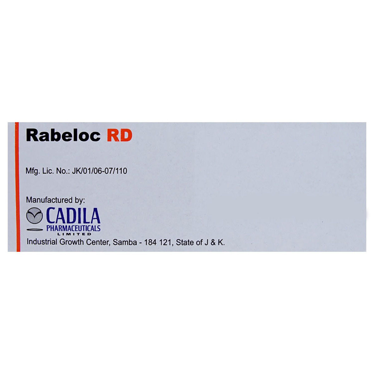 Rabeloc RD Capsule 10's, Pack of 10 CAPSULES
