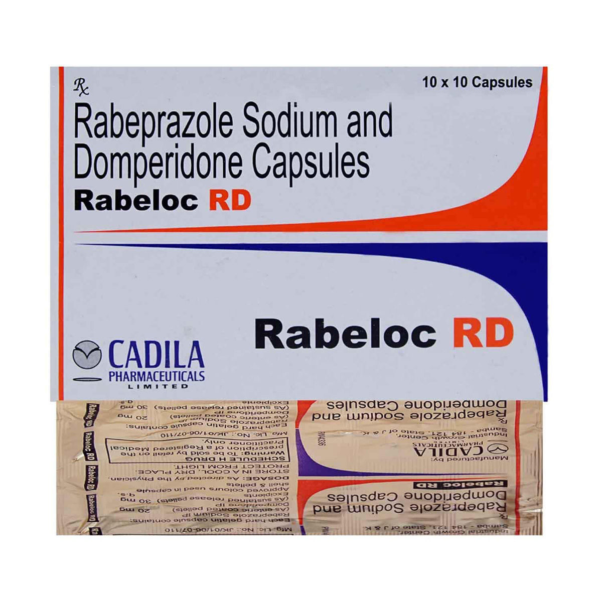 Rabeloc RD Capsule 10's, Pack of 10 CAPSULES