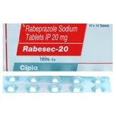 Rabesec 20 Tablet 10's, Pack of 10 TABLETS