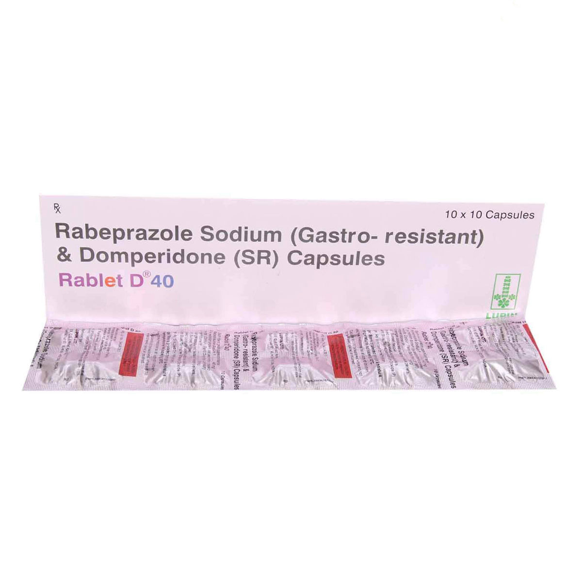 Rablet D 40 Capsule 10's Price, Uses, Side Effects, Composition ...