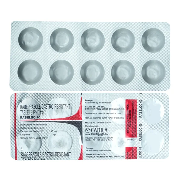 Rabeloc 40 Tablet 10's