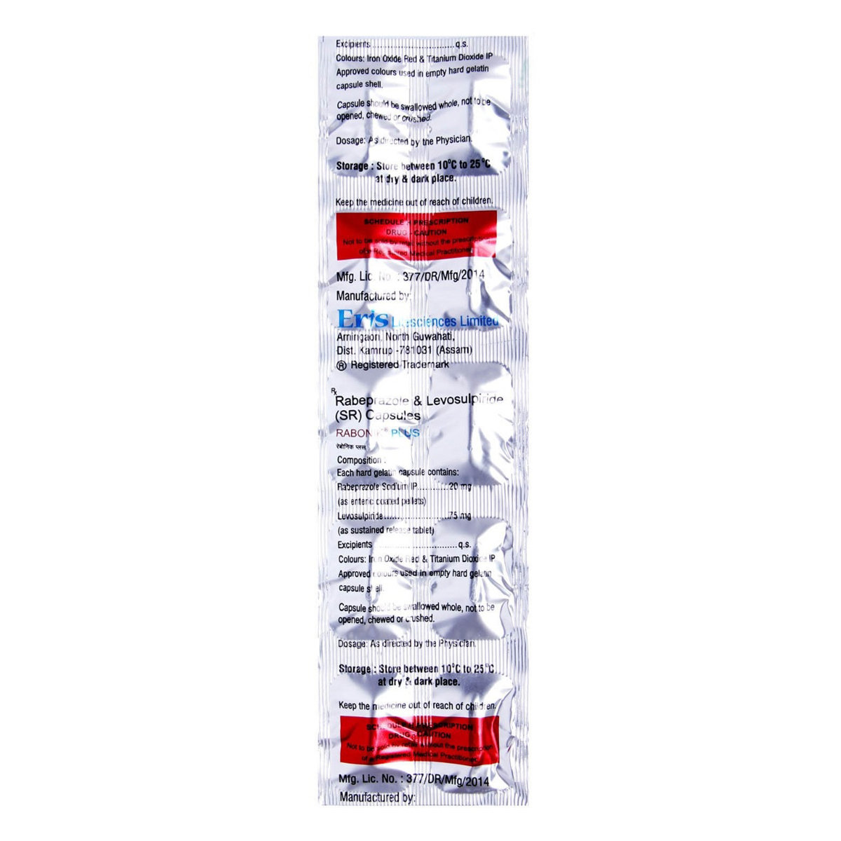 Rabonik Plus Capsule 10's, Pack of 10 Rabonik Plus Capsule 10's, Pack of 10