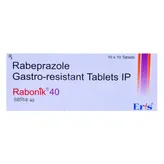 Rabonik 40 Tablet 10's, Pack of 10 TABLETS