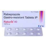 Rabonik 40 Tablet 10's, Pack of 10 TABLETS