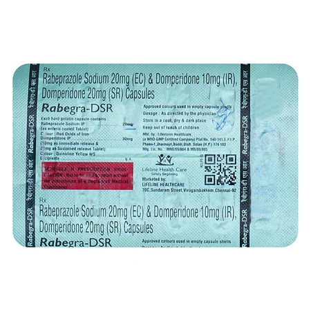 Rabegra DSR Capsule 10's