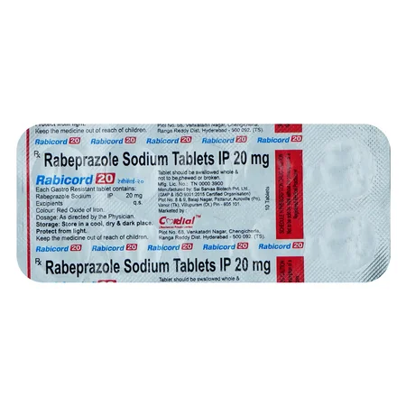 Rabicord 20 Tablet 10's
