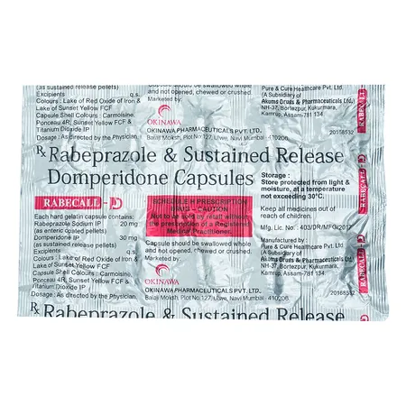 Rabecall D Capsule 10's