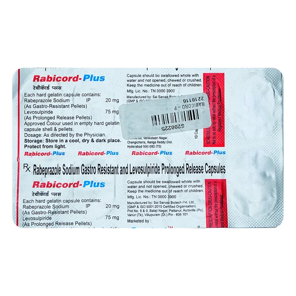 Rabicord-Plus Capsule 10's