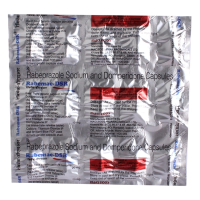 Rabemac-DSR Capsule 15's, Pack of 15 CAPSULES