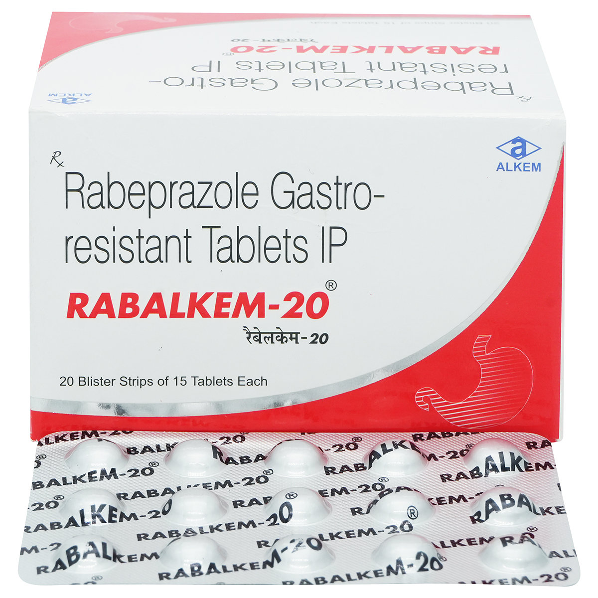 Rabalkem-20 Tablet 15's, Pack of 15 TabletS Rabalkem-20 Tablet 15's, Pack of 15 TabletS