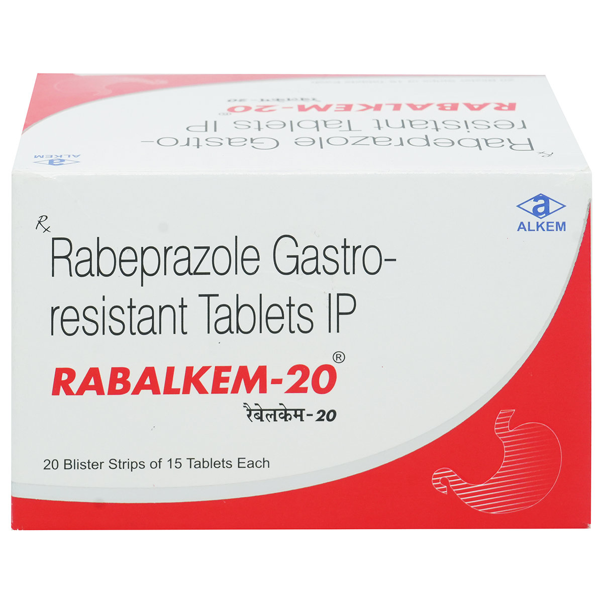 Rabalkem-20 Tablet 15's, Pack of 15 TabletS Rabalkem-20 Tablet 15's, Pack of 15 TabletS