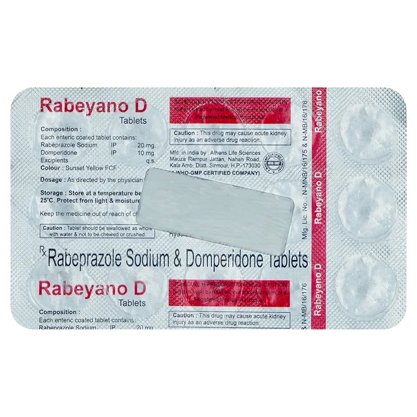 Rabeyano D Tablet 15's