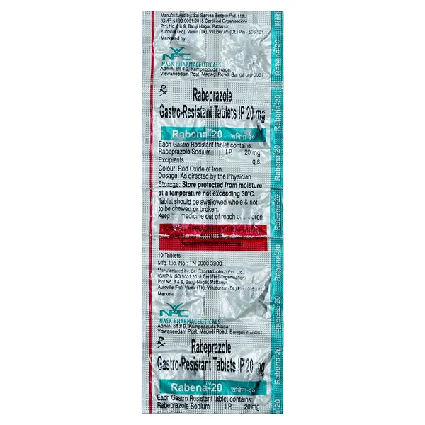 Rabena-20 Tablet 10's