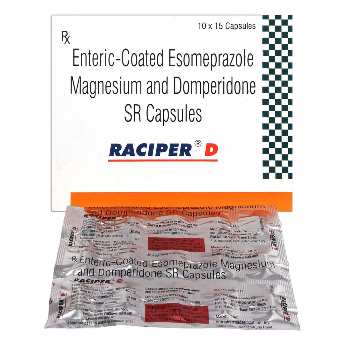 Raciper D Capsule 15's, Pack of 15 CAPSULES Raciper D Capsule 15's, Pack of 15 CAPSULES