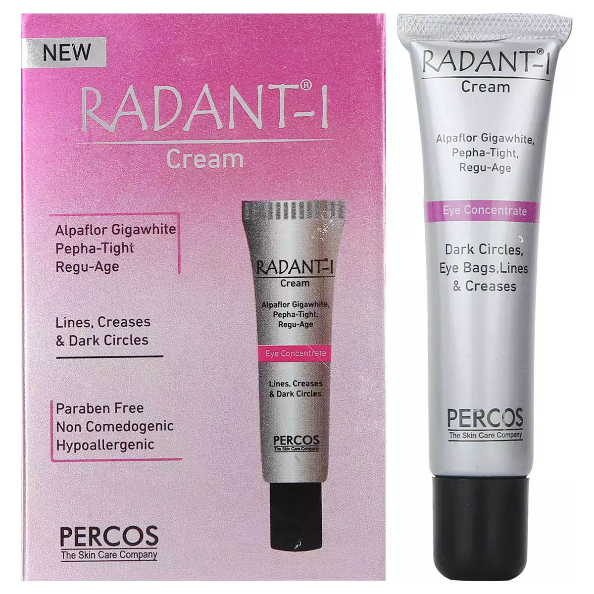 Radant-I Cream 15 ml | Alpaflor Gigawhite, Pepha-Tight, and Regu-age | For Dark Circles, Eye Bags, Crow’s Feet, Wrinkles & Puffy Eyes, Pack of 1 Radant-I Cream 15 ml | Alpaflor Gigawhite, Pepha-Tight, and Regu-age | For Dark Circles, Eye Bags, Crow’s Feet, Wrinkles & Puffy Eyes, Pack of 1