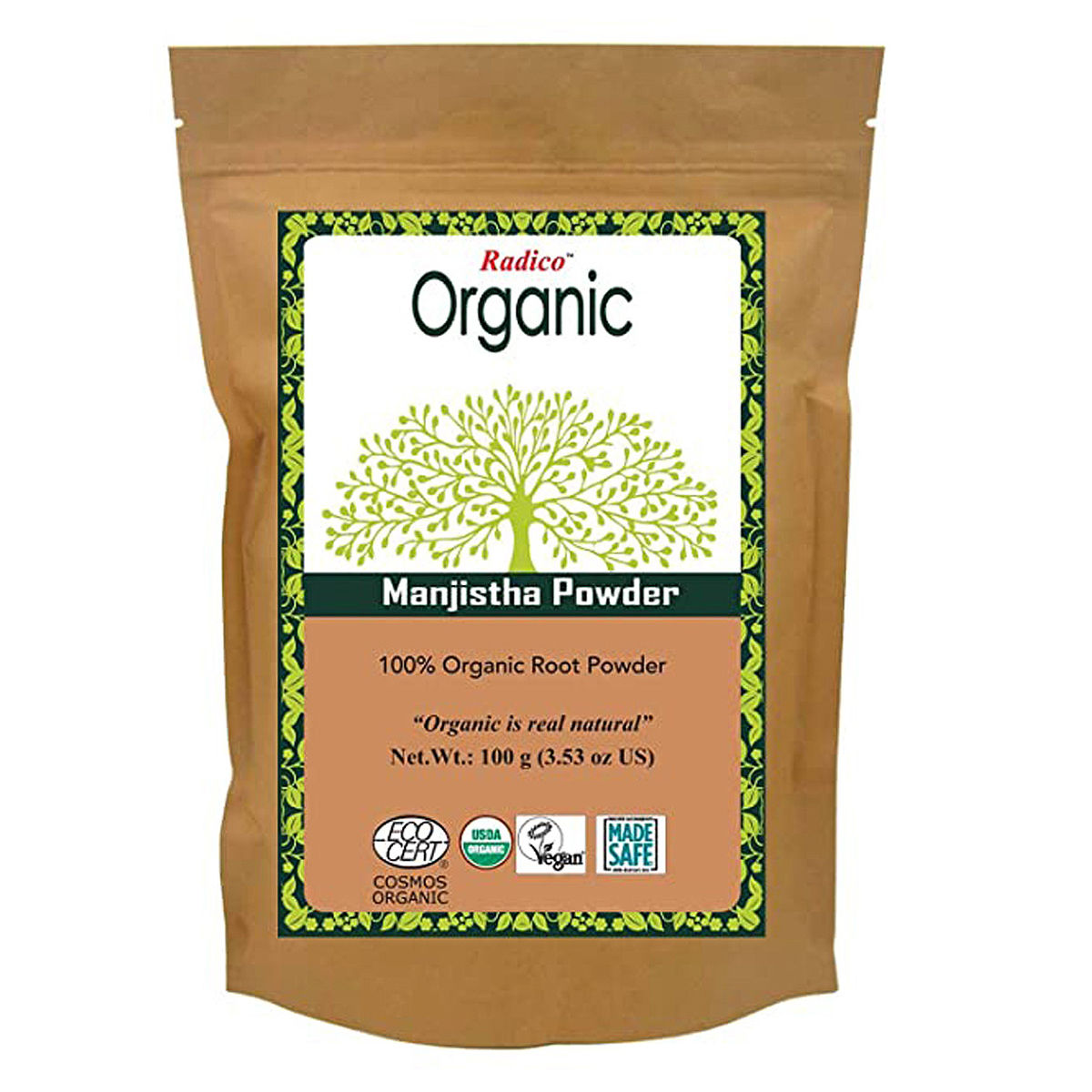 Buy Radico Organic Manjistha Powder, 100 gm Online