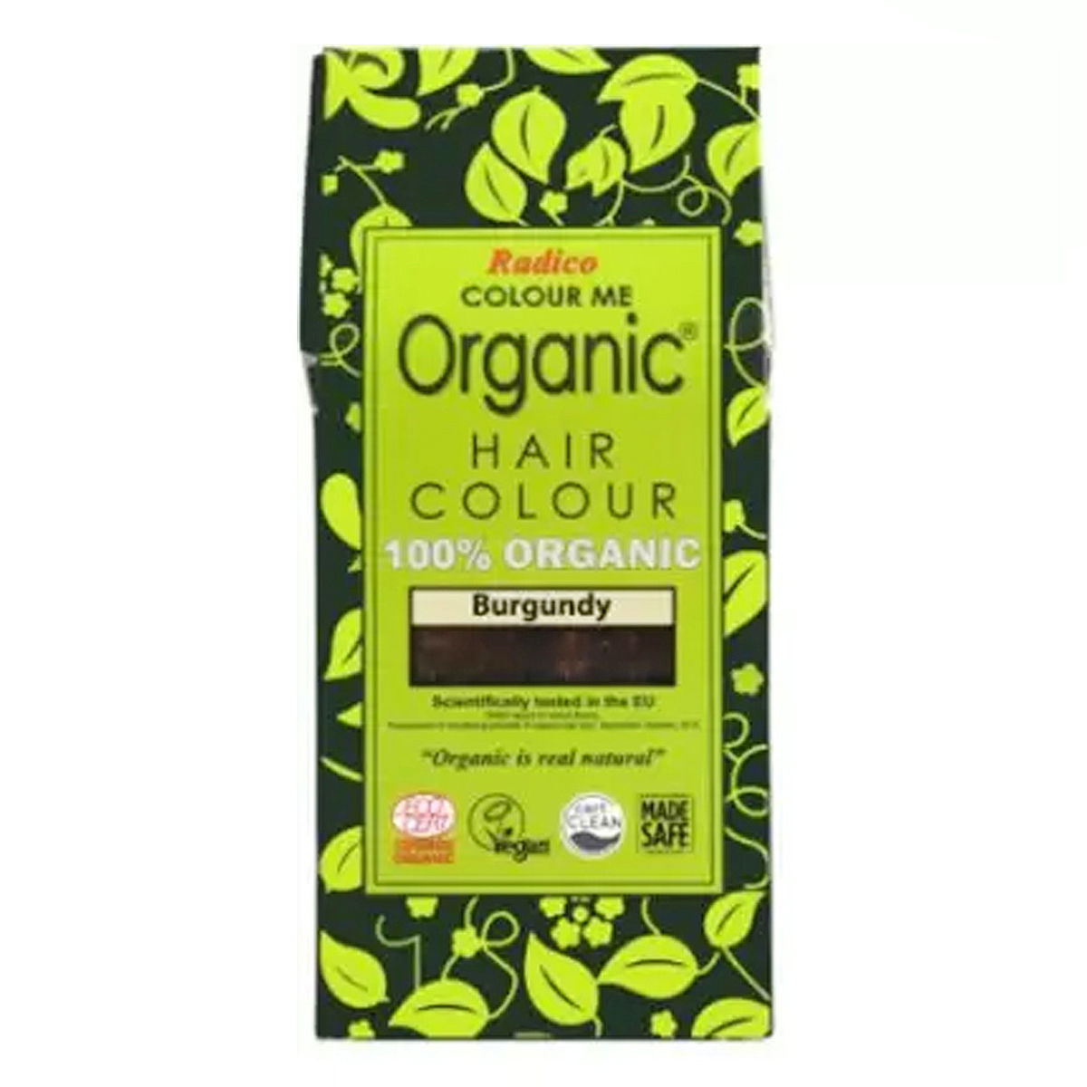 Buy Radico Organic Hair Colour, Burgundy, 100 gm Online