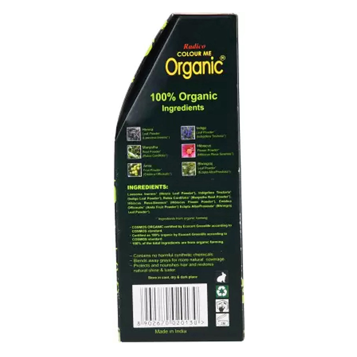 Radico Organic Hair Colour, Burgundy, 100 gm, Pack of 1 Radico Organic Hair Colour, Burgundy, 100 gm, Pack of 1