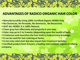 Radico Org Hair Colour Mahogany 100g, Pack of 1