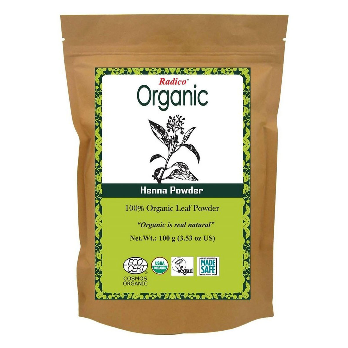 Buy Radico Organic Henna Powder 100 gm Online