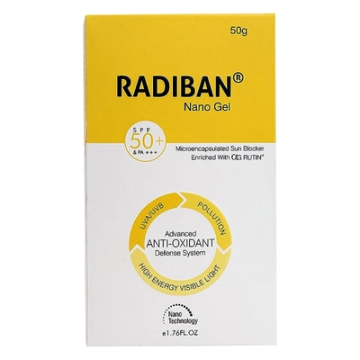 Radiban SPF 50+ Nano Gel 50 gm, Pack of 1