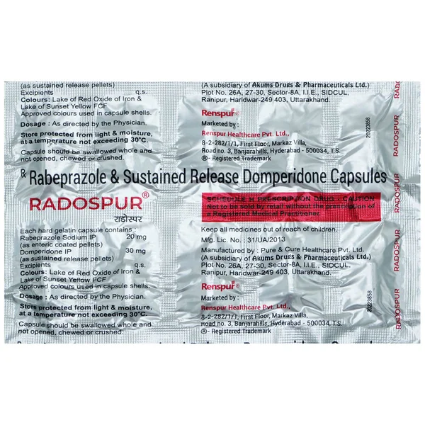 Radospur Capsule 10's, Pack of 10