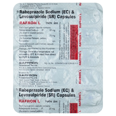 Rafron L Capsule 15's, Pack of 15 CapsuleS